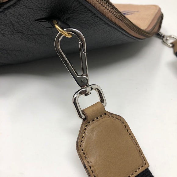 Lizzie Fortunato Jewels Safari Clutch Voodoo Purse Crossbody Black Leather Gypsy